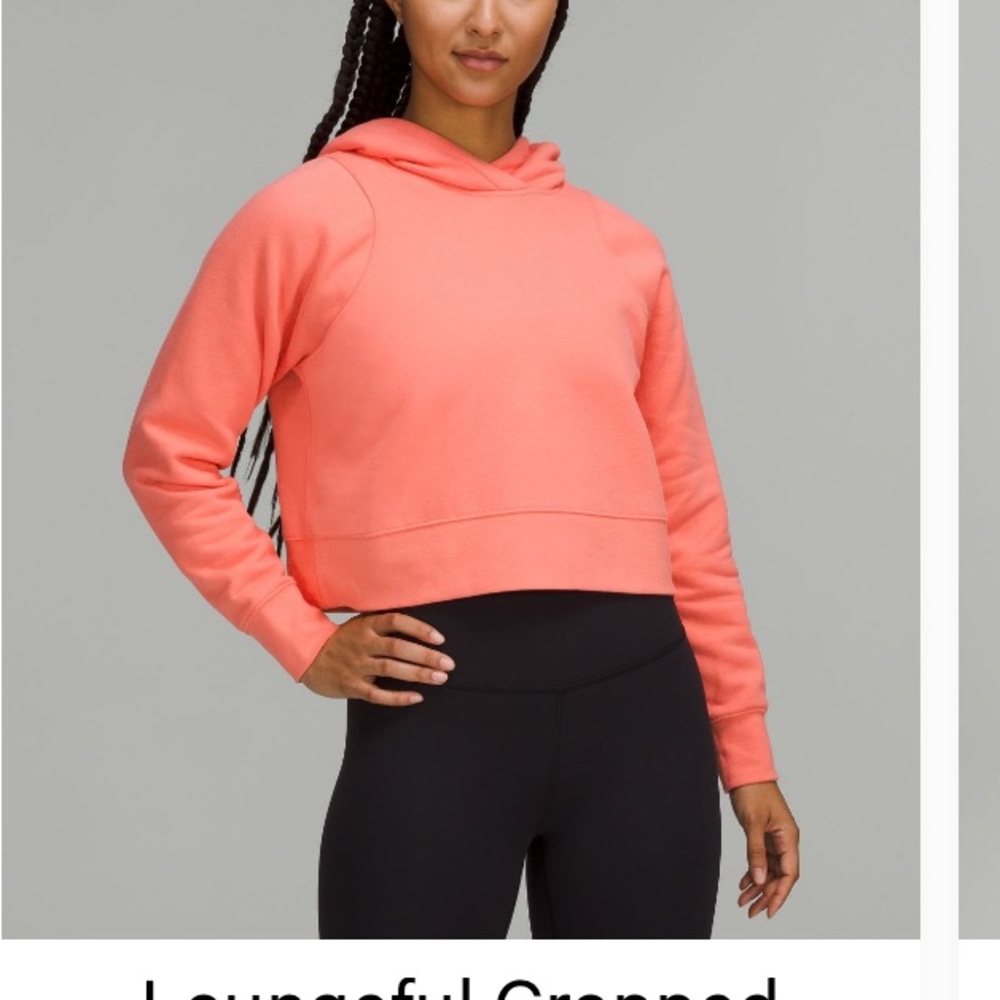 Lululemon Loungeful Cropped Hoodie